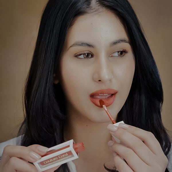 Couture Coral: Haute Matte Blurring Liquid Lipstick